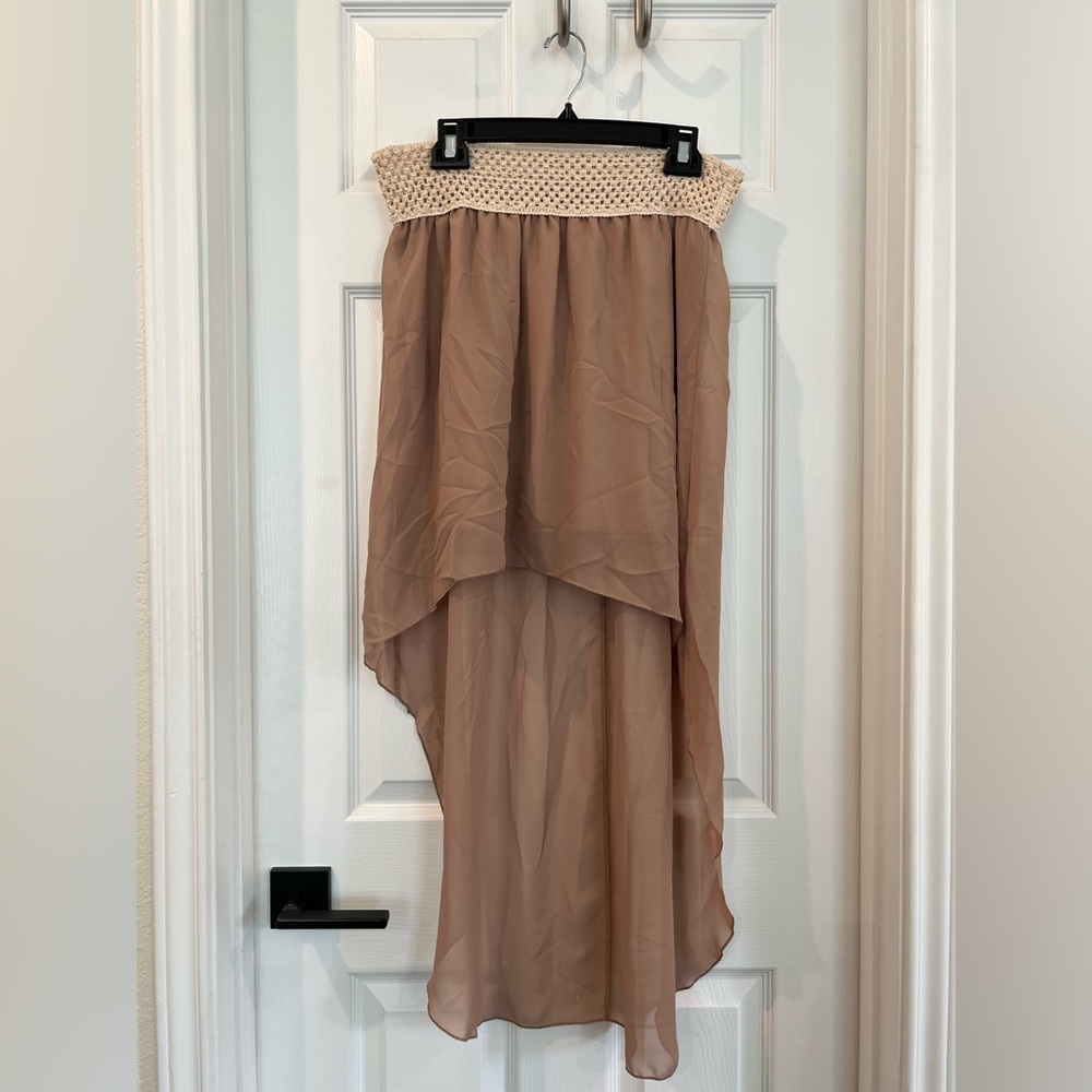 Hi-Low skirt.